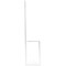 Ekena Millwork 4-in. W x 6-in. D x 18-in. H Funston Architectural Grade PVC Knee Brace BRCP04X06X18FST - alternate 2